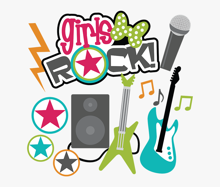 Girls Rock Clip Art, HD Png Download, Free Download