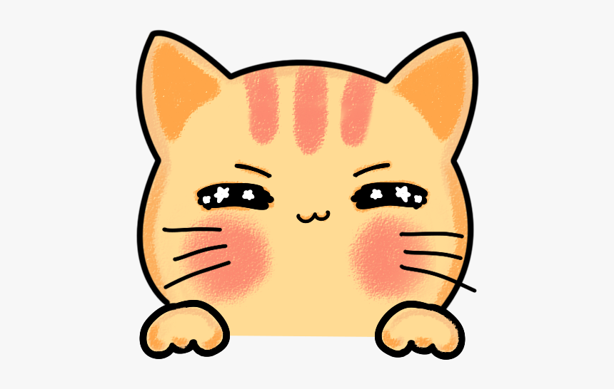 Cat Cartoon Cuteness - Transparent Background Cute Cat Clipart, HD Png Download, Free Download