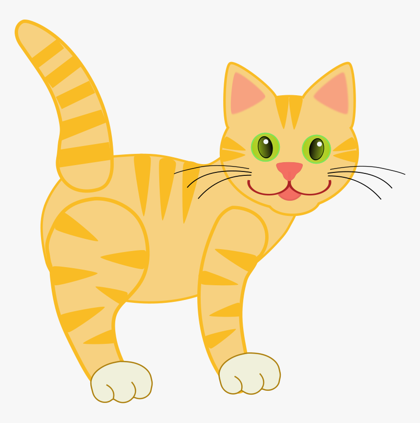 Kitten Cute Cats Kid Image Png Clipart - Clip Art Picture Of Cat, Transparent Png, Free Download