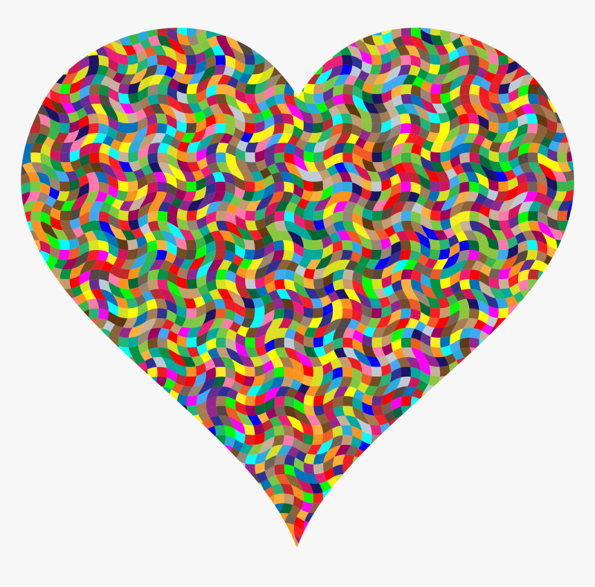 Colorful Heart Clip Art, HD Png Download, Free Download