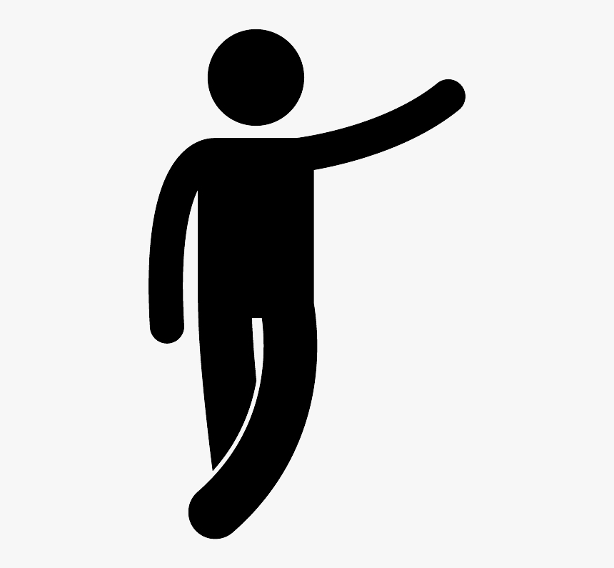 Stick Man Leaning Png, Transparent Png, Free Download