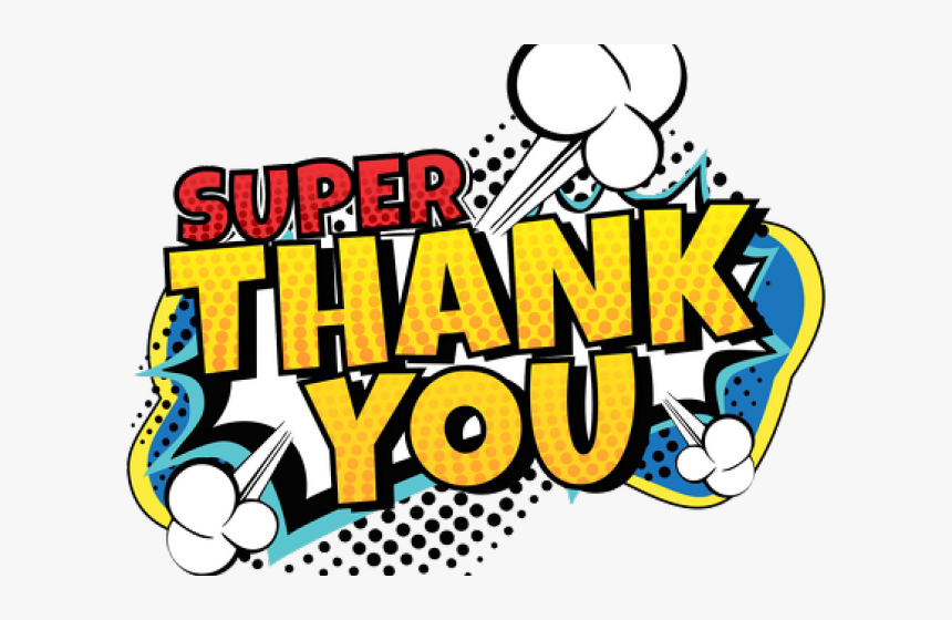 Thank You Clipart Superhero, HD Png Download, Free Download