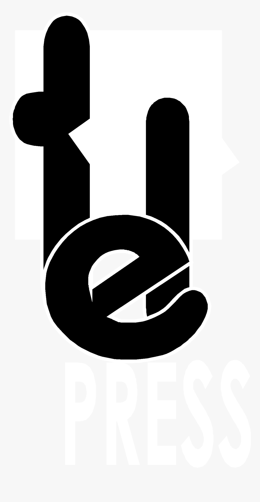 Telpress Logo Black And White - Circle, HD Png Download, Free Download