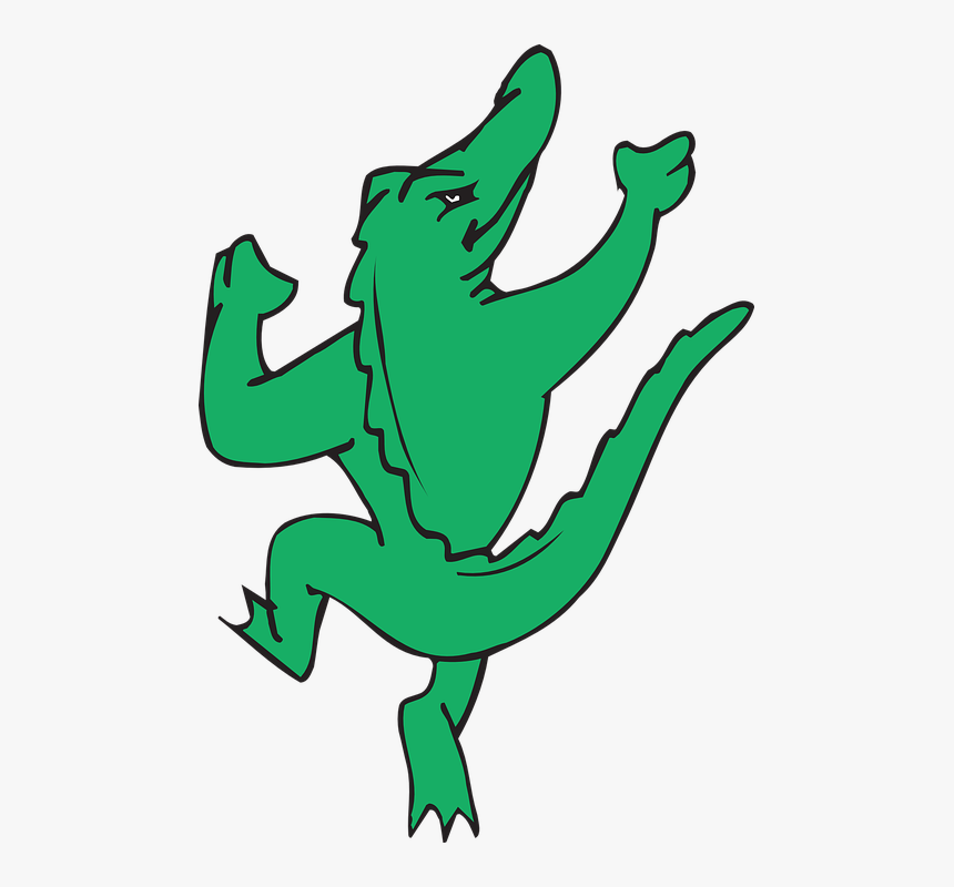 Dance Happy Dancing Alligator Joy Accomplishment - Alligator Run Gif Cartoon, HD Png Download, Free Download