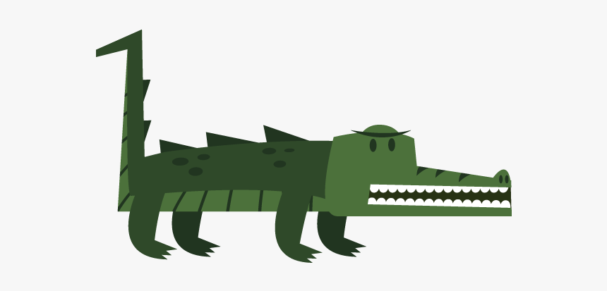 Portable Crocodiles Crocodile Graphics The Network - Cartoon, HD Png Download, Free Download