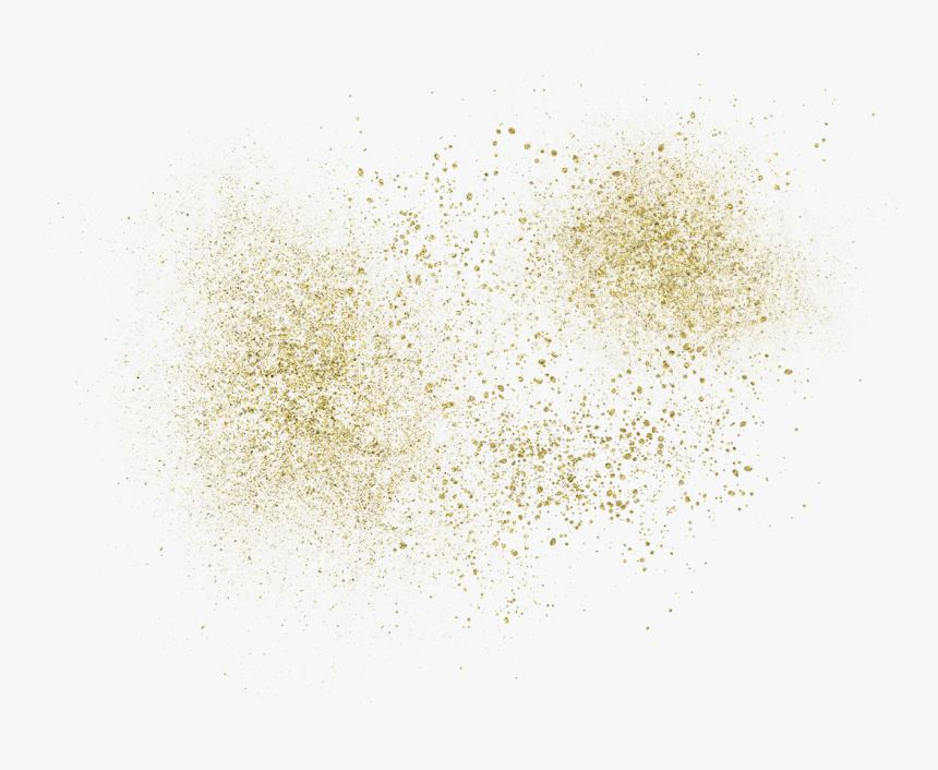 Gold Glitter Spatter PNG - Mockup Scene Golden glitter spatter PNG