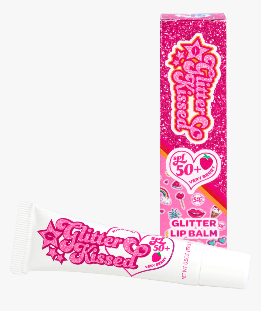Glitter Kissed Spf 50 Lipgloss With Glitter - Glitter, HD Png Download, Free Download