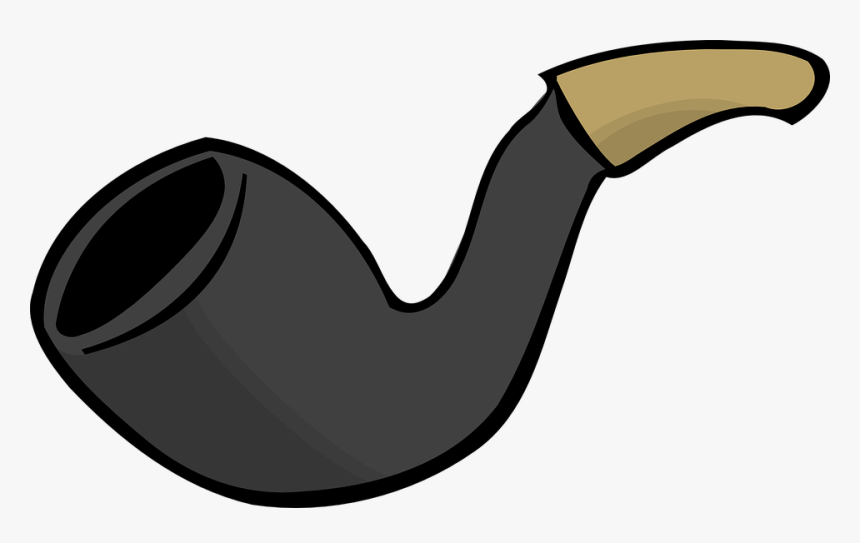 Pipe, Smoke, Smoking, Tobacco, Retro, Hookah, Lung - Pipe Clipart, HD Png Download, Free Download