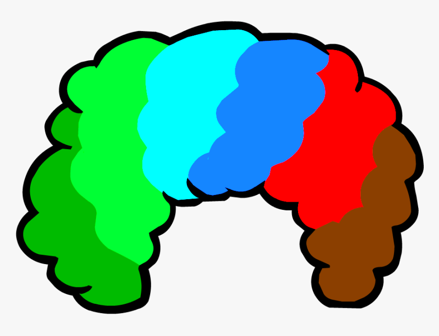 Clown Wig Clip Art - Clown Wig Clipart, HD Png Download, Free Download