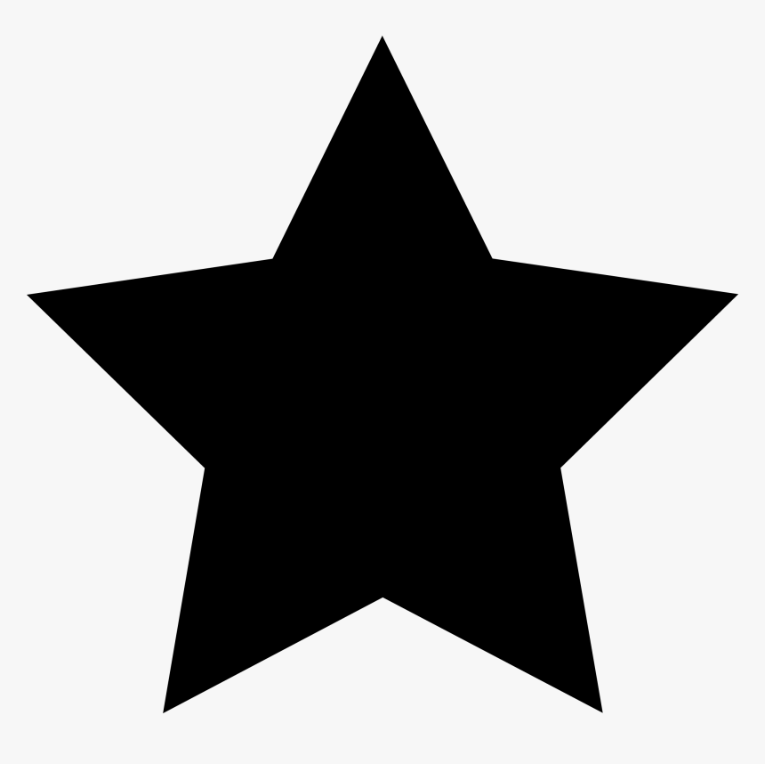 Black Stars Png - Transparent Background Star Png, Png Download, Free Download