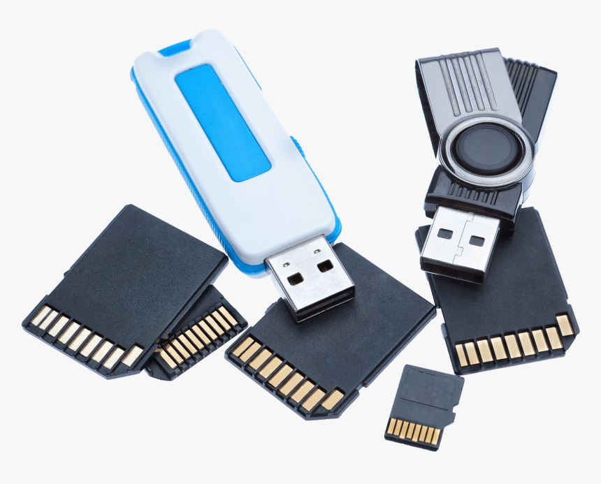 Memory Card And Flash Drive, HD Png Download, Free Download