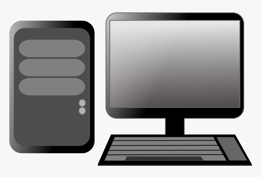 Laptop Desktop Computers Personal Computer Clip Art - Computer Clipart Transparent Background, HD Png Download, Free Download