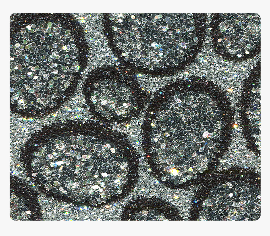 241 Silver Black Glitter - Cobblestone, HD Png Download, Free Download