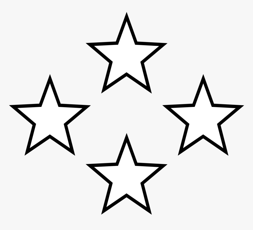 Transparent Christmas Star Clip Art - Cartoon Stars Black And White, HD Png Download, Free Download