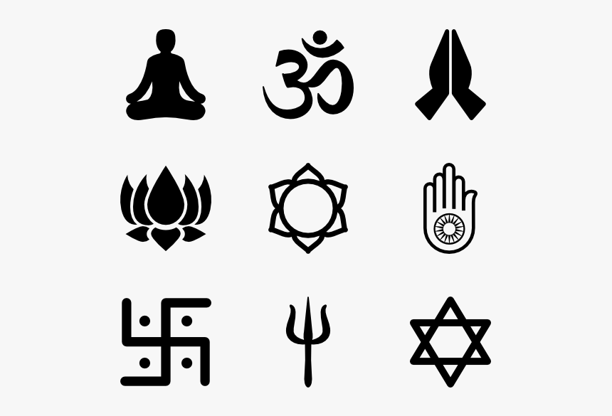 Religious Symbols Png - 5 Main Religions Symbols, Transparent Png, Free Download