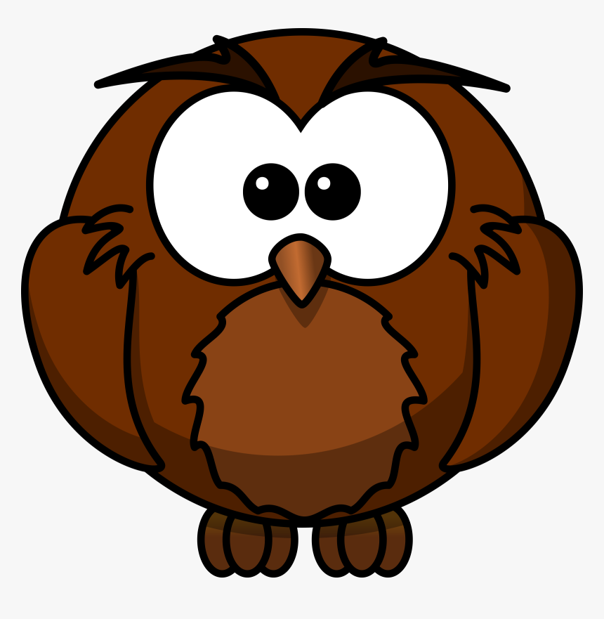 Clipart Wise Cartoon Owl Who Has Sat Under A Mango - Owl Cartoon Png,  Transparent Png - kindpng