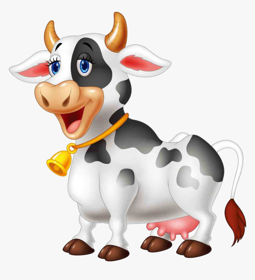 Farm Livestock Cartoon Cow Cattle Free Clipart Hd Clipart - Cattle Cartoon Png, Transparent Png, Free Download