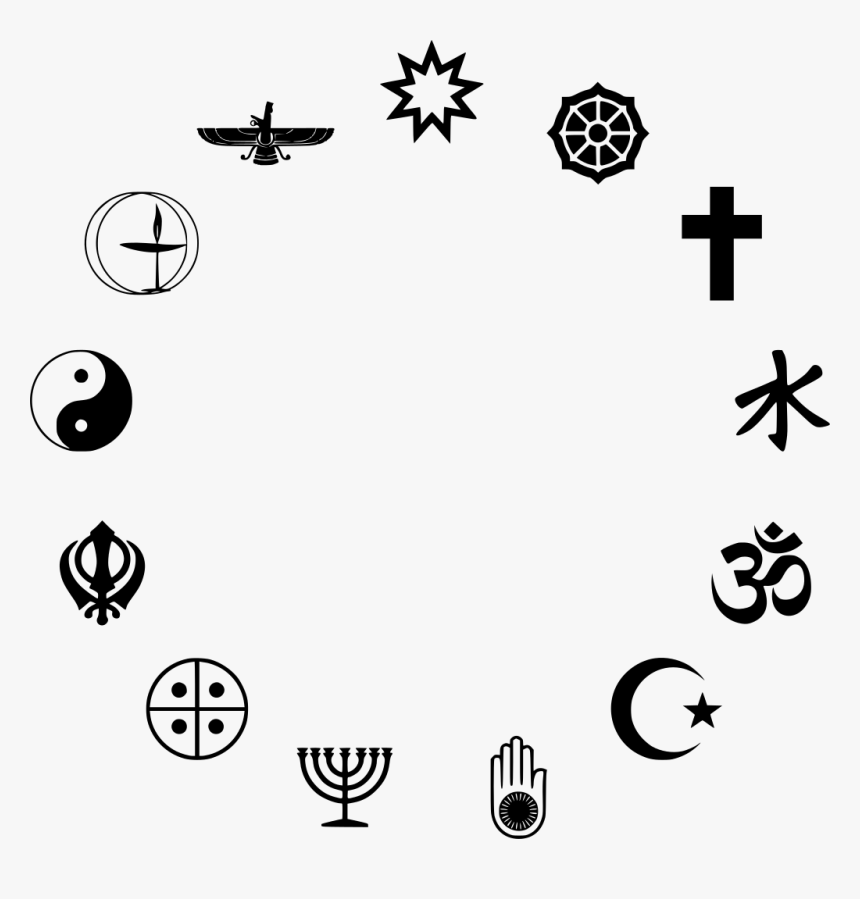 Transparent Judaism Symbol Png - Circle Of Religious Symbols, Png Download, Free Download