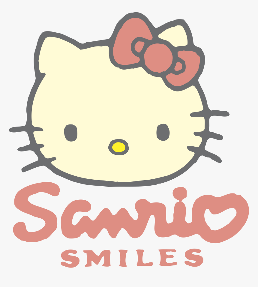 Sanrio Smiles Logo Png Transparent - Invitation Card Birthday Hello Kitty, Png Download, Free Download
