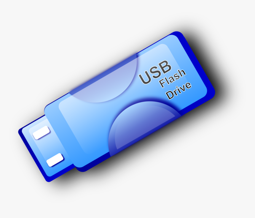 Blue,data Storage Device,electronic Device - Usb Flash Drive Png, Transparent Png, Free Download