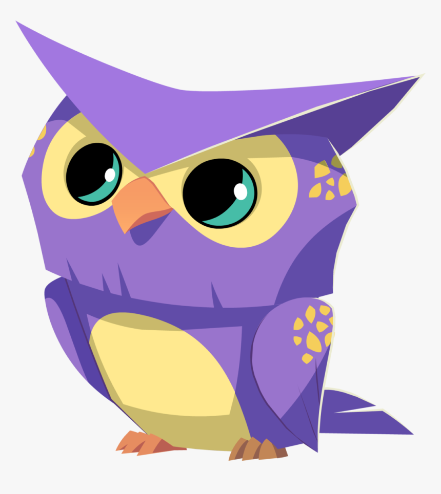 Purple And Yellow Owl, HD Png Download, Free Download