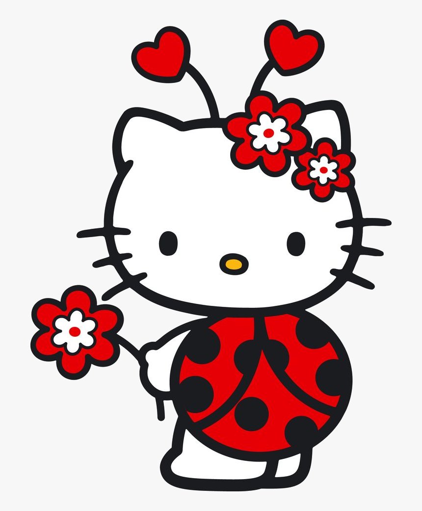 Hello Kitty Sanrio Hallo Kb X Transparent Png - Hello Kitty Ladybug, Png Download, Free Download
