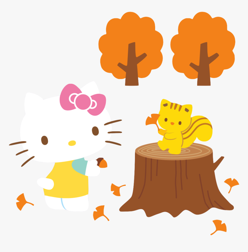 Sanrio Cinnamoroll Transparent - Autumn Hello Kitty, HD Png Download, Free Download