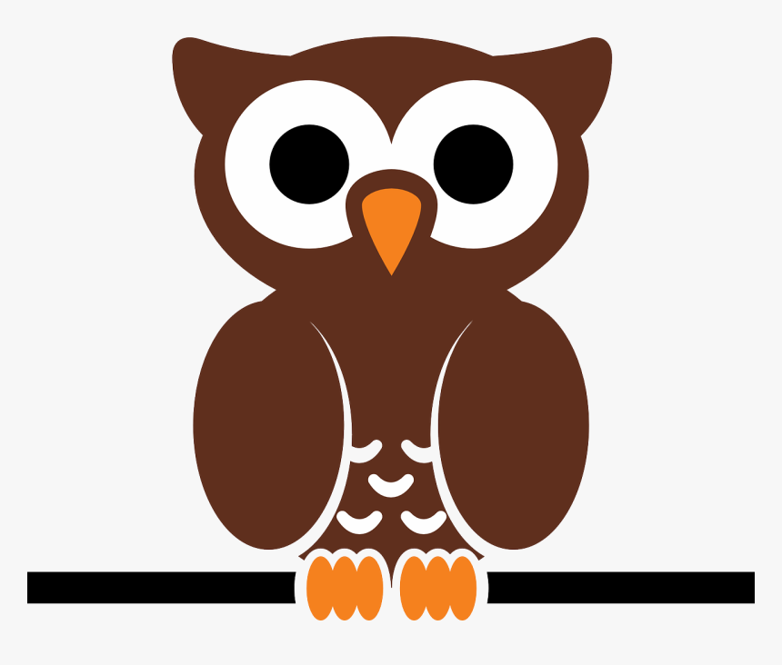 Great Horned Owl Cartoon, HD Png Download, Free Download