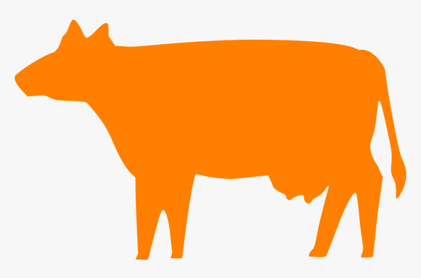 Cow, Cows, Rural, Farming, Pastoral, Farm, Milk - Cow Silhouette, HD Png Download, Free Download