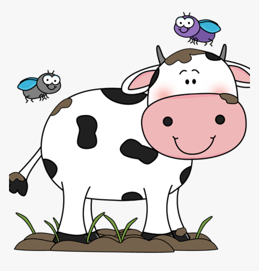 Cute Cow Clipart Cute Cow Clip Art Cow In The Mud With - Cute Cow Clipart, HD Png Download, Free Download