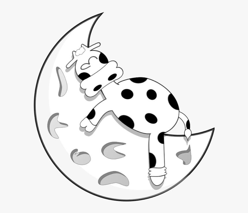 Cow On The Moon, HD Png Download, Free Download