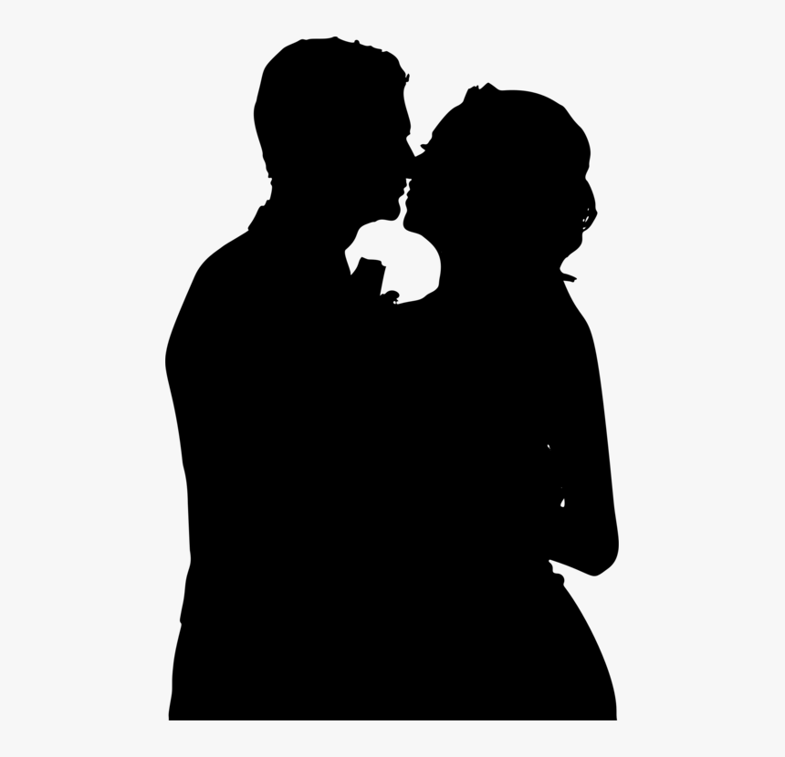 Romantic Clip Art - Romantic Silhouette, HD Png Download, Free Download