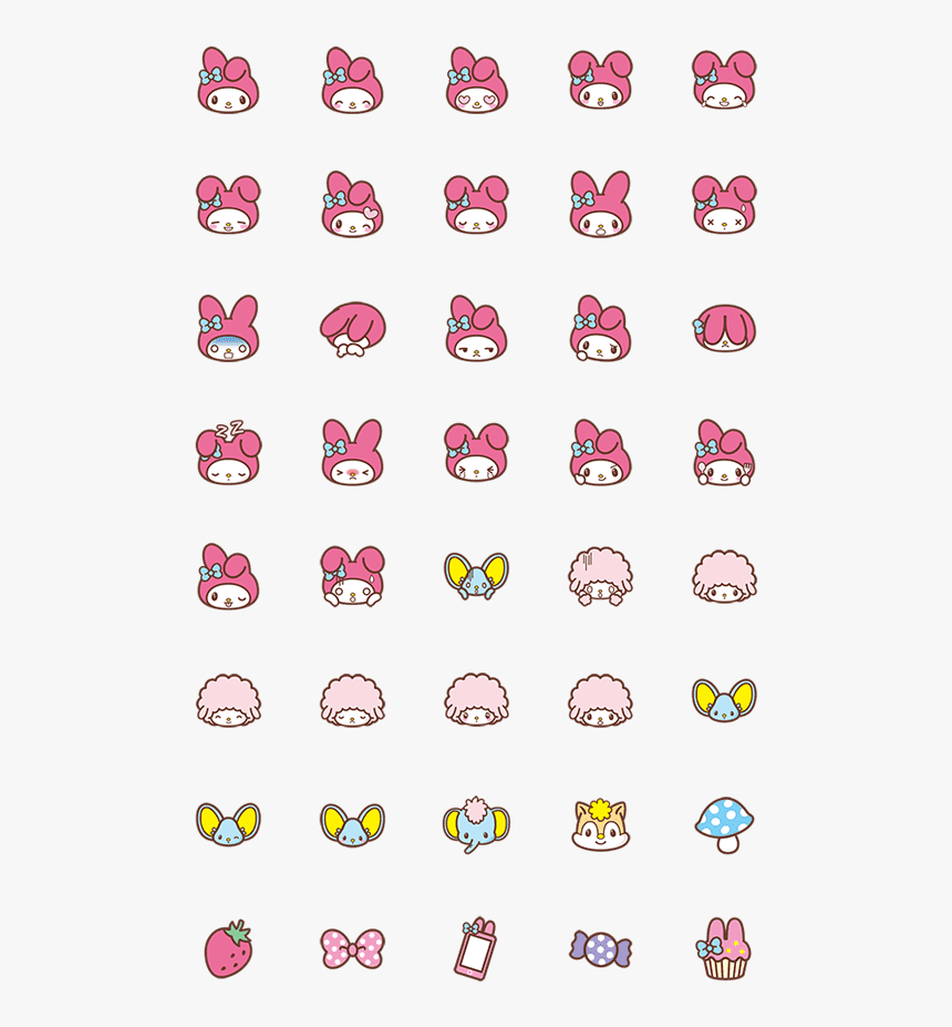 My Melody Emoji, HD Png Download, Free Download