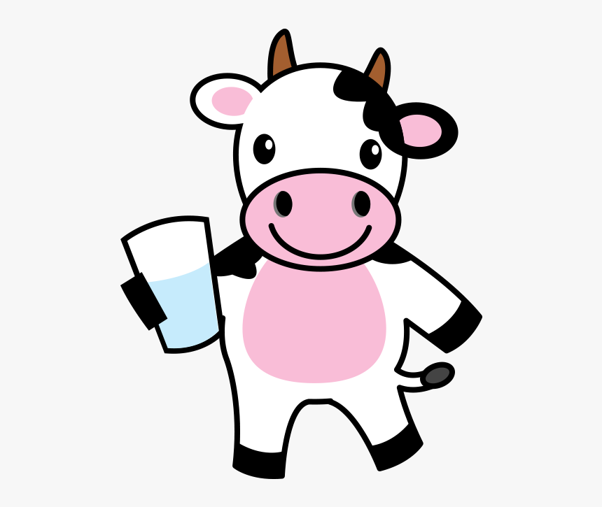 Cattle Cartoon Drawing Clip Art - Cartoon Dairy Cow, HD Png Download, Free Download