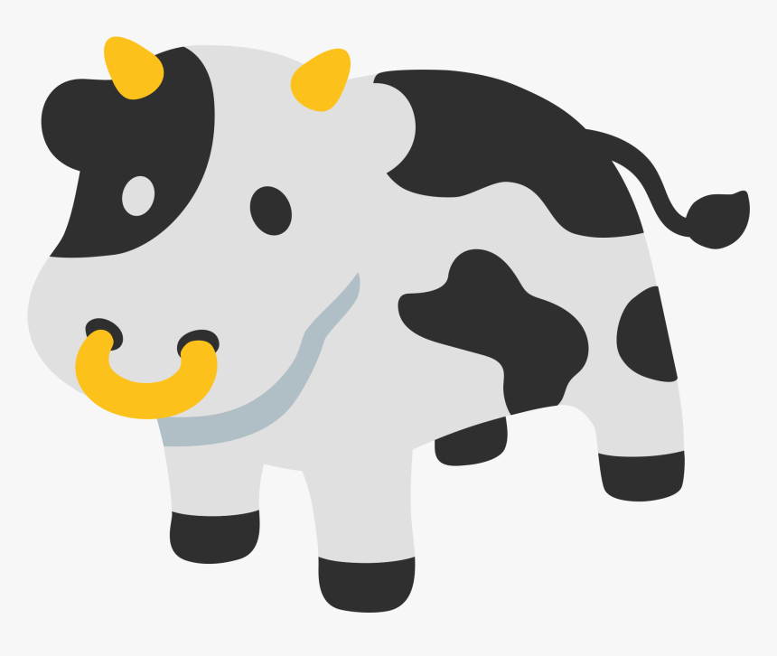 Cattle Emoji Train Symbol Sms - Cow Emoji Transparent Background, HD Png Download, Free Download