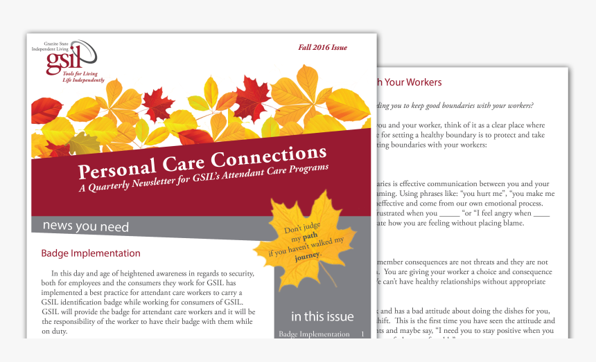 Personal Care Connections - Gsil, HD Png Download, Free Download