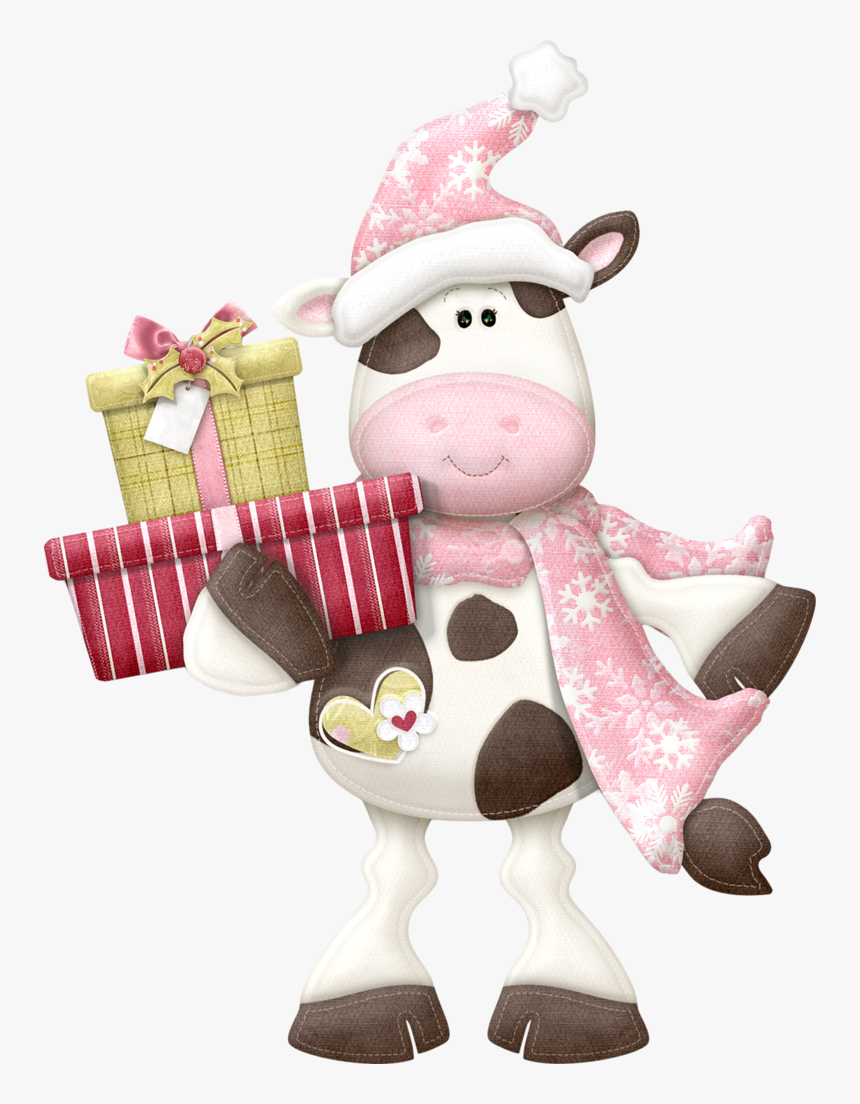 Christmas Cow Cliparts - Christmas Day, HD Png Download, Free Download