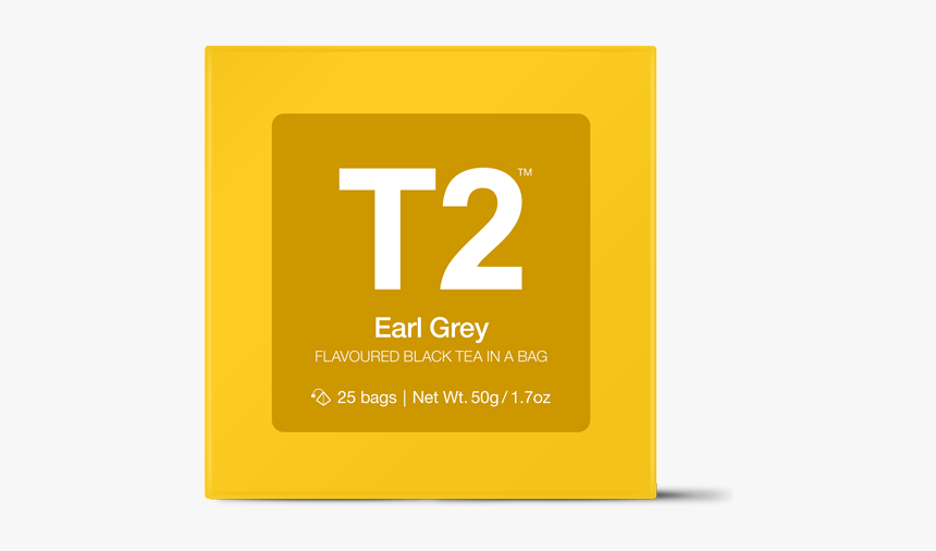 Earl Grey Teabag Gift Cube - T2 Earl Grey, HD Png Download, Free Download