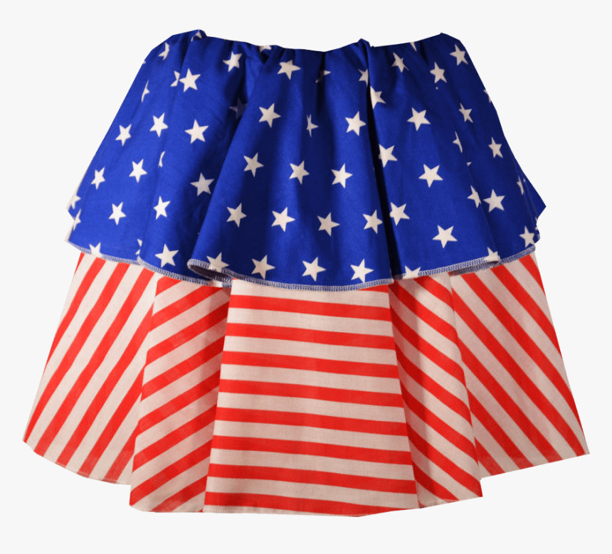American Flag Skirt Transparent Background Clothing - Miniskirt, HD Png Download, Free Download