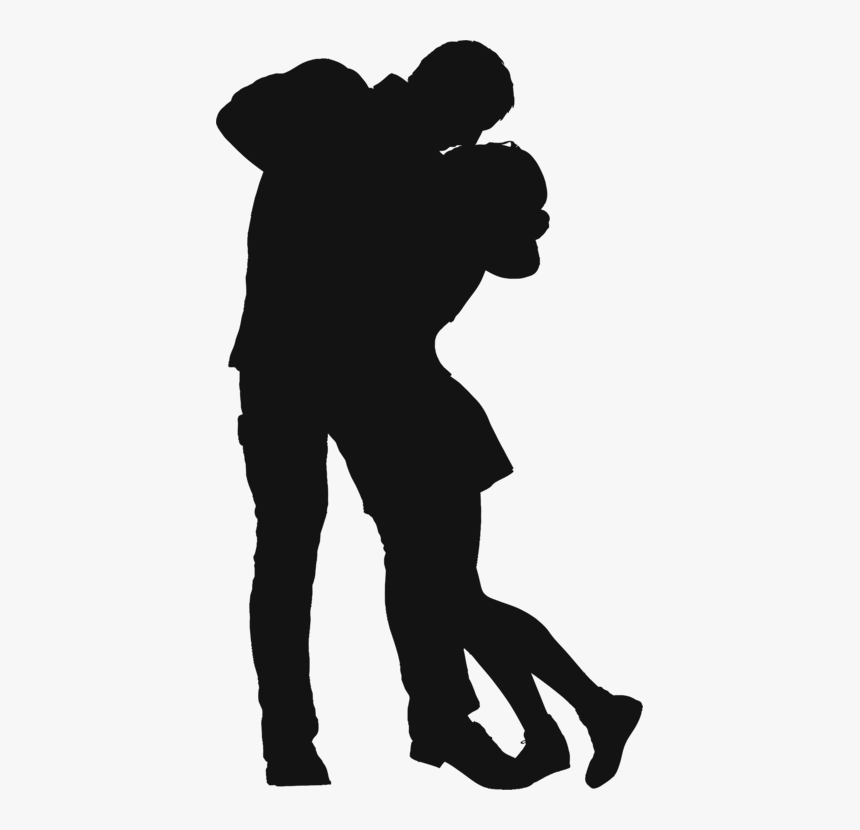 Couple Clipart Romance - Imagenes De Sombras De Parejas, HD Png Download, Free Download