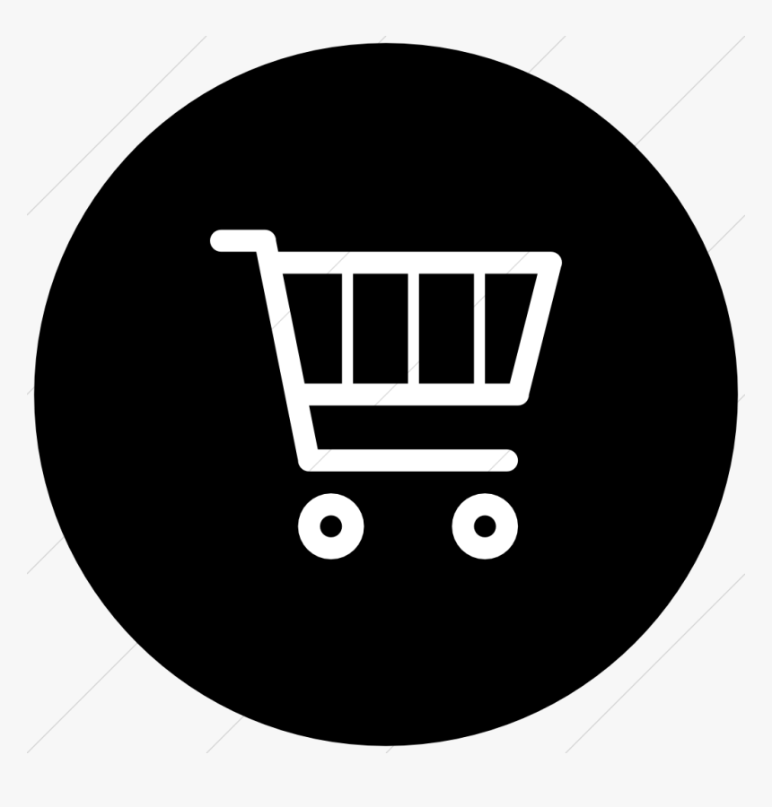 Black Shopping Cart Icon - Email Icon Black And White, HD Png Download, Free Download