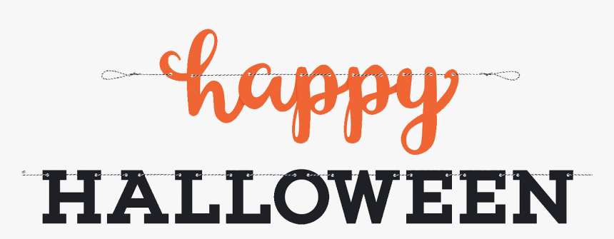 Happy Halloween Banner - Calligraphy, HD Png Download, Free Download