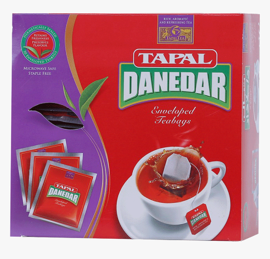 Tapal Danedar Enveloped 50 Tea Bags 100 Gm - Tapal Danedar Tea, HD Png Download, Free Download