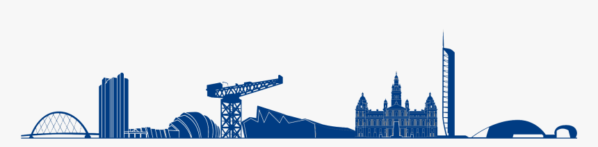 Glasgow Skyline Vector , Png Download - Glasgow Skyline Png, Transparent Png, Free Download