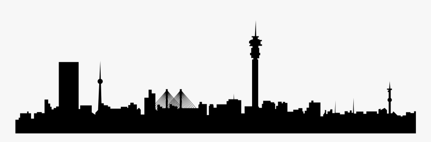 Cityscape Transparent Png Clipart Free Download - Johannesburg Skyline Silhouette, Png Download, Free Download