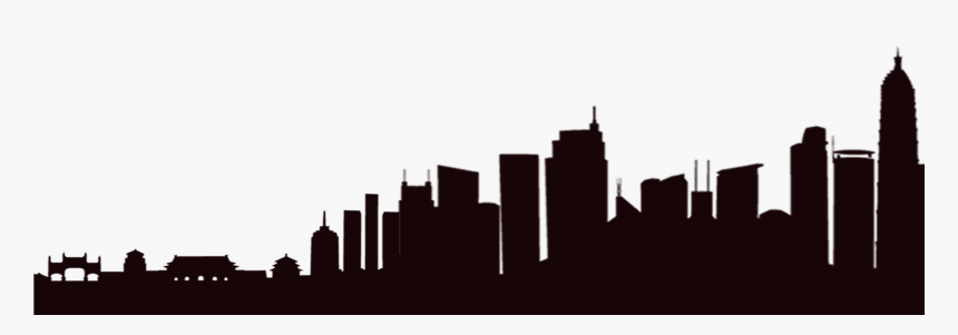 Skyscraper Silhouette Png - Silhouette Buildings Transparent Background, Png Download, Free Download
