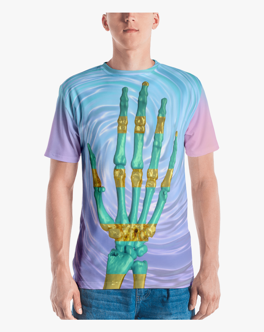 Skeleton Hand Deluxe T-shirt - La Croix Shirt, HD Png Download, Free Download