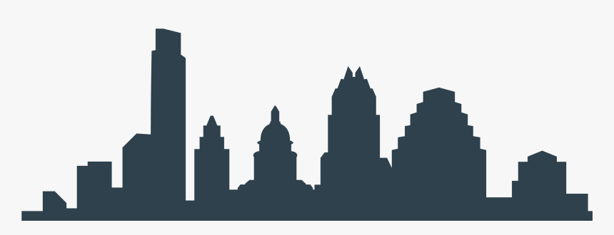 Austin Silhouette At Getdrawings - Outline Of Austin Skyline, HD Png Download, Free Download