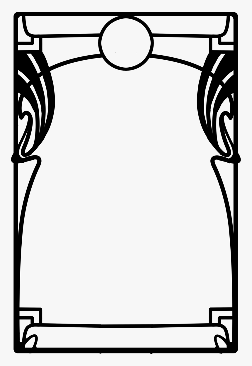 538 Noveau Frame 19 By Tigers-stock On Clipart Library - Art Nouveau Lines Clipart, HD Png Download, Free Download