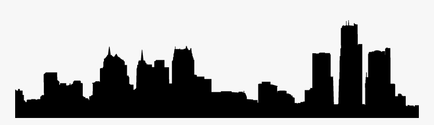 Detroit City Skyline Silhouette, HD Png Download, Free Download